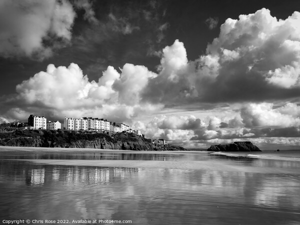 Tenby, South Beach Picture Board by Chris Rose