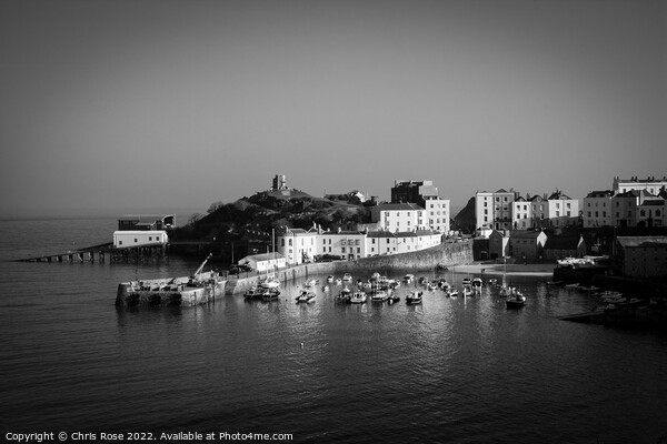Tenby Harbour view Picture Board by Chris Rose