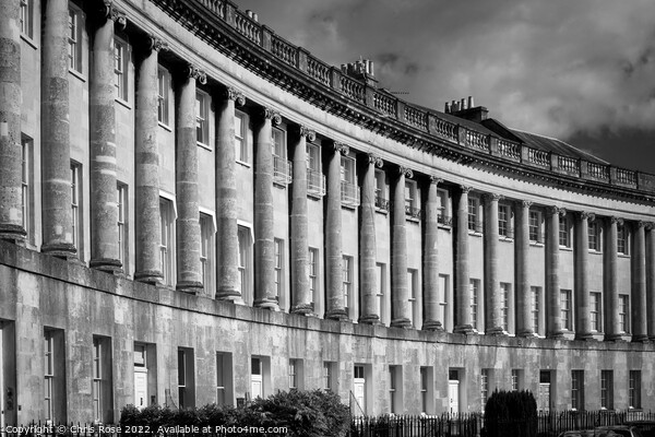 Bath, Royal Crescent Picture Board by Chris Rose