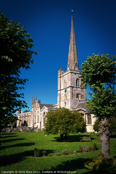 Picturesque Cotswolds - Burford Church Picture Board by Chris Rose
