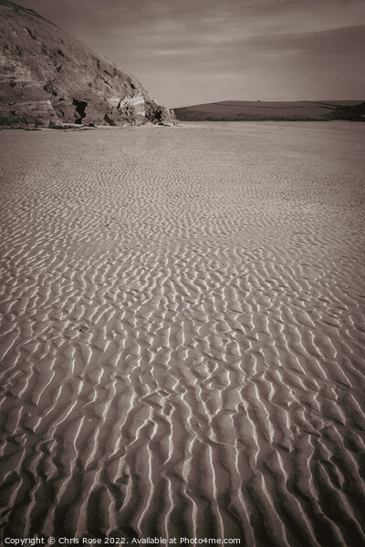 Sand ripples Picture Board by Chris Rose