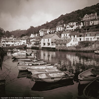 Buy canvas prints of Polperro Harbour by Chris Rose