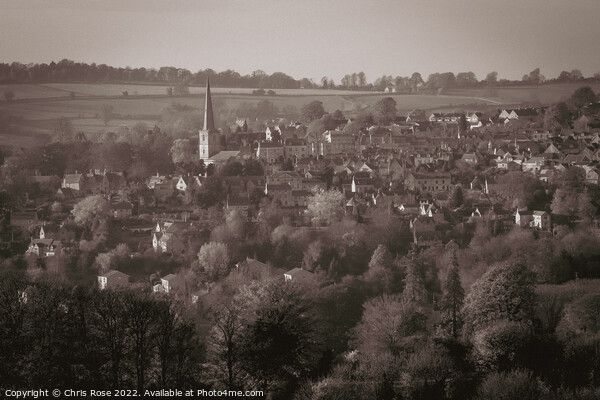 Painswick countryside view Picture Board by Chris Rose