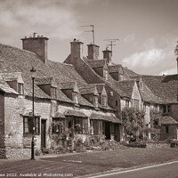 Buy canvas prints of Broadway cottages by Chris Rose