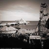 Buy canvas prints of Seaside funfair, Bournemouth by Chris Rose