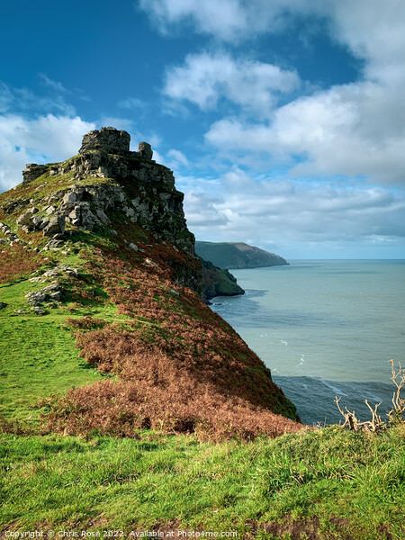 Valley of Rocks, North Devon Picture Board by Chris Rose