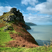 Buy canvas prints of Valley of Rocks, North Devon by Chris Rose