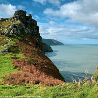 Buy canvas prints of Valley of Rocks, North Devon. by Chris Rose