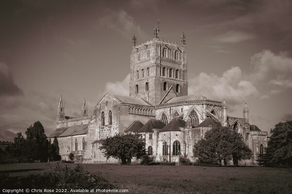 Tewkesbury Abbey Picture Board by Chris Rose