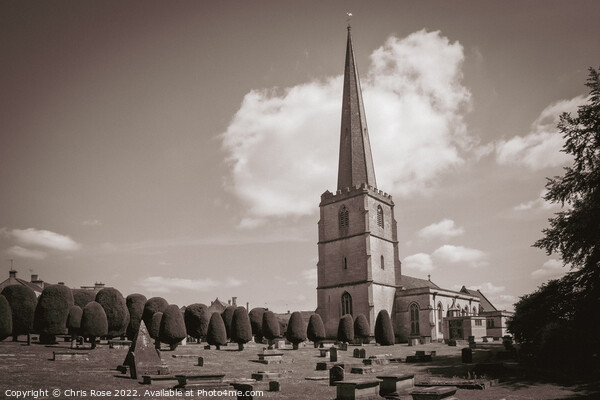 Painswick church Picture Board by Chris Rose