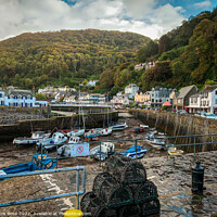 Buy canvas prints of Lynmouth Harbour, North Devon by Chris Rose