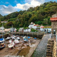 Buy canvas prints of Lynmouth Harbour, North Devon. by Chris Rose