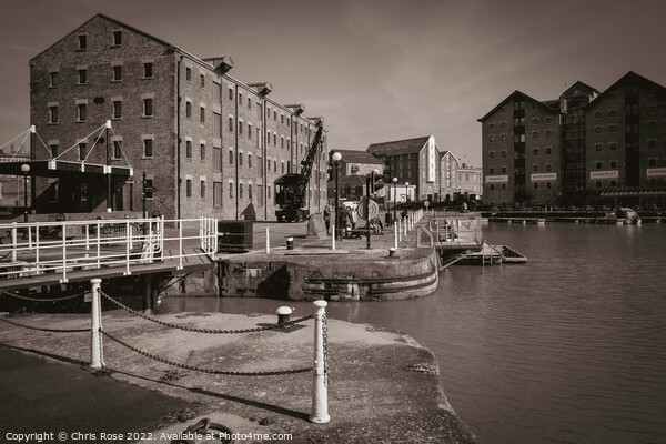 Gloucester Docks, UK Picture Board by Chris Rose