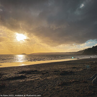 Buy canvas prints of Seaton beach, Cornwall by Chris Rose