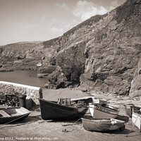 Buy canvas prints of Lizard Point dinghies by Chris Rose