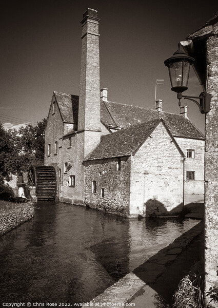 Lower Slaughter mill Picture Board by Chris Rose
