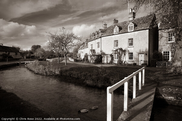 England, Cotswolds, Lower Slaughter Picture Board by Chris Rose