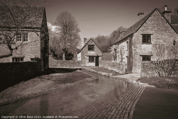 Duntisbourne Leer, Cotswolds cottages Picture Board by Chris Rose
