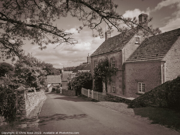 Duntisbourne Abbotts, idyllic Cotswold village Picture Board by Chris Rose