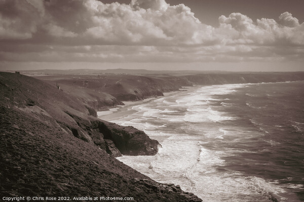 St Agnes Heritage Coast in Cornwall, UK Picture Board by Chris Rose