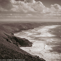 Buy canvas prints of St Agnes Heritage Coast in Cornwall, UK by Chris Rose