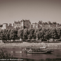 Buy canvas prints of Chinon chateau by Chris Rose