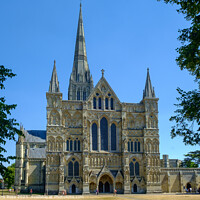 Buy canvas prints of Salisbury Cathedral by Chris Rose