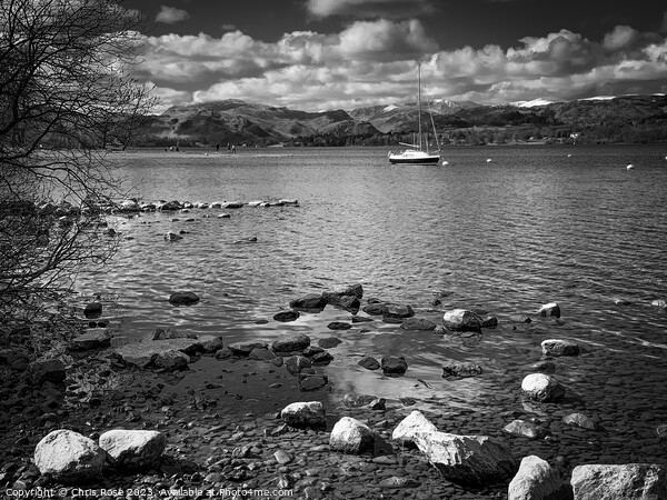 Ullswater on a crisp spring day near Pooley Bridge, Cumbria Picture Board by Chris Rose
