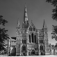 Buy canvas prints of Salisbury Cathedral by Chris Rose