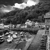 Buy canvas prints of Lynmouth Harbour by Chris Rose
