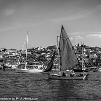 Buy canvas prints of Fowey harbour sailing by Chris Rose