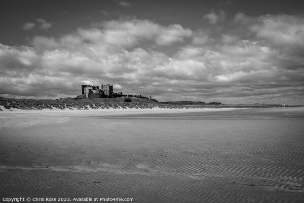 Bamburgh Castle Picture Board by Chris Rose
