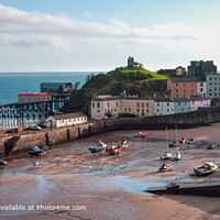 Tenby Harbour at Low Tide
