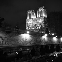 Buy canvas prints of Notre Dame from the Seine by Patrick Davey
