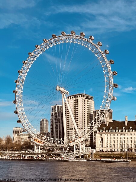 London Eye Picture Board by Patrick Davey