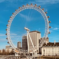 Buy canvas prints of London Eye by Patrick Davey