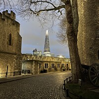 Buy canvas prints of The shard from the the tower by Patrick Davey