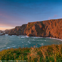 Buy canvas prints of Warren Cliff at Hartland Quay, Devon by Mike Phillips
