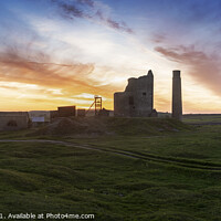Buy canvas prints of Majestic Sunset at Magpie Mine by Steven Nokes