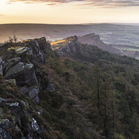 Buy canvas prints of Majestic Sunrise Over The Roaches by Steven Nokes