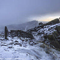 Buy canvas prints of Winter Wonderland at The Roaches by Steven Nokes