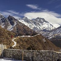 Buy canvas prints of Majestic Panoramic of Mt Everest by Steven Nokes