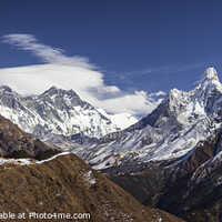 Buy canvas prints of Majestic Himalayan Peaks by Steven Nokes
