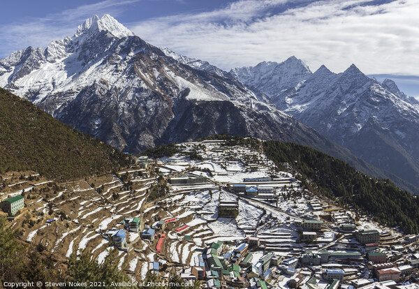 Majestic and Breathtaking Himalayan Base Camp Trek Picture Board by Steven Nokes