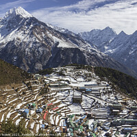 Buy canvas prints of Majestic and Breathtaking Himalayan Base Camp Trek by Steven Nokes