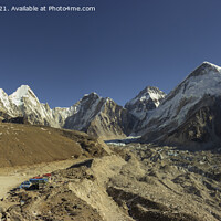 Buy canvas prints of Majestic Khumbu Glacier of Himalayas by Steven Nokes