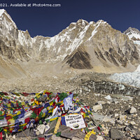 Buy canvas prints of Everest Base Camp, Himalayas, Nepal  by Steven Nokes