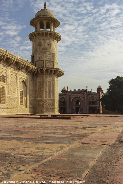 Majestic Forts of Agra Picture Board by Steven Nokes