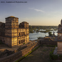 Buy canvas prints of Golden Ruins of Orchha by Steven Nokes