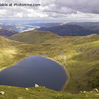 Buy canvas prints of Majestic Helvellyn Panorama by Steven Nokes